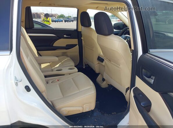 5TDKZRFH1JS544201 2018 TOYOTA HIGHLANDER White Vista de la etiqueta del VIN