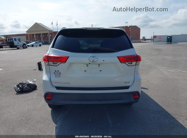 5TDKZRFH1JS544201 2018 TOYOTA HIGHLANDER White 