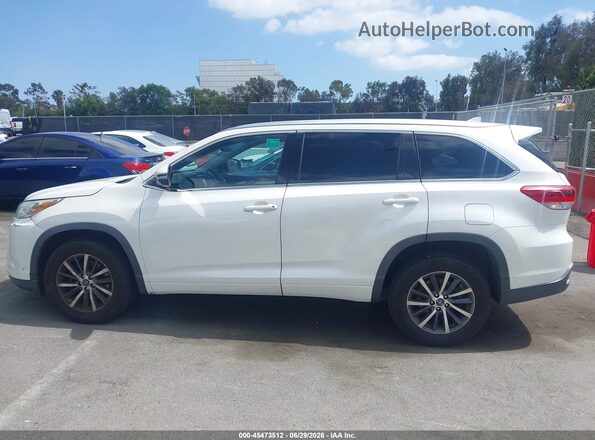 5TDKZRFH2JS527858 2018 TOYOTA HIGHLANDER Белый Панорамный вид салона 360°