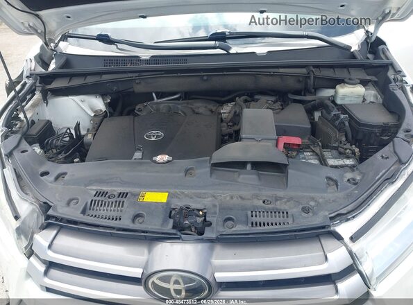 5TDKZRFH2JS527858 2018 TOYOTA HIGHLANDER Белый Вид сзади