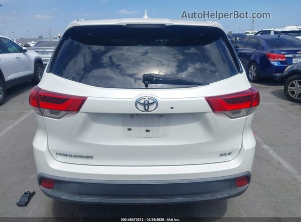 5TDKZRFH2JS527858 2018 TOYOTA HIGHLANDER Белый 