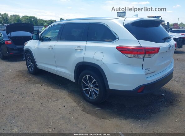 5TDKZRFH2JS536382 2018 TOYOTA HIGHLANDER White Rear left