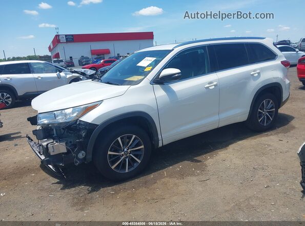 5TDKZRFH2JS536382 2018 TOYOTA HIGHLANDER White Front left
