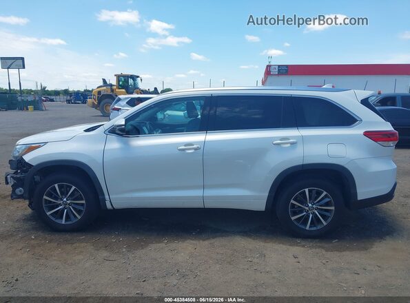 5TDKZRFH2JS536382 2018 TOYOTA HIGHLANDER White 