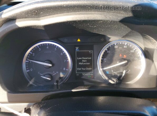 5TDKZRFH2KS342355 2019 TOYOTA HIGHLANDER Burgundy Instrument cluster view