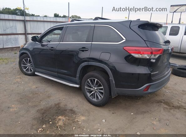 5TDKZRFH2KS570856 2019 TOYOTA HIGHLANDER Black Հետևի ձախ