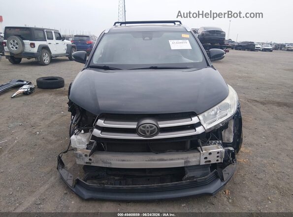 5TDKZRFH2KS570856 2019 TOYOTA HIGHLANDER Black Սարքավորումների վահանակի տեսք