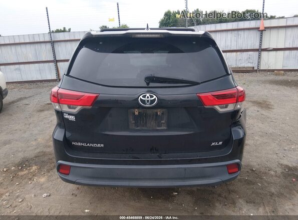 5TDKZRFH2KS570856 2019 TOYOTA HIGHLANDER Black 