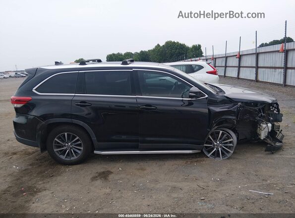 5TDKZRFH2KS570856 2019 TOYOTA HIGHLANDER Black Սալոնի հետևի տեսք
