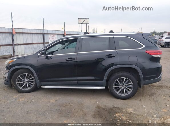 5TDKZRFH2KS570856 2019 TOYOTA HIGHLANDER Black Սալոնի 360 աստիճան տեսք