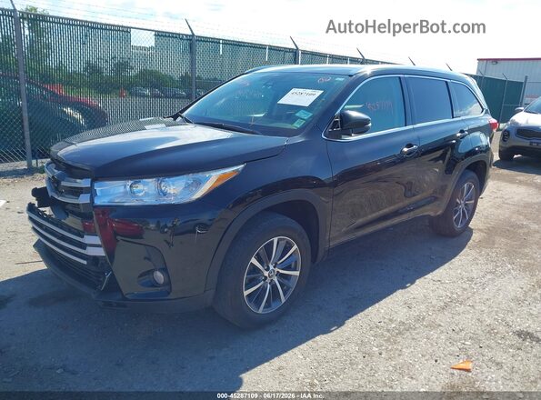5TDKZRFH3HS515910 2017 TOYOTA HIGHLANDER Black Передня ліва чверть
