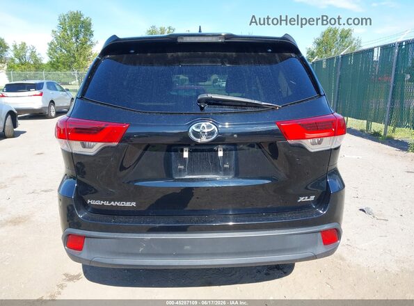 5TDKZRFH3HS515910 2017 TOYOTA HIGHLANDER Black 