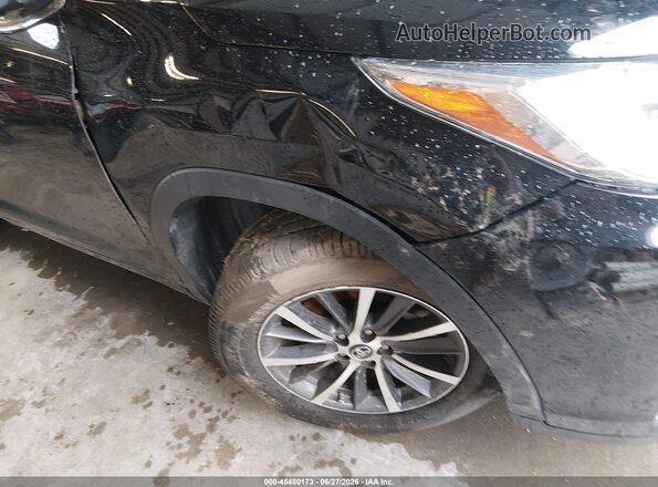 5TDKZRFH3JS528856 2018 TOYOTA HIGHLANDER Black 