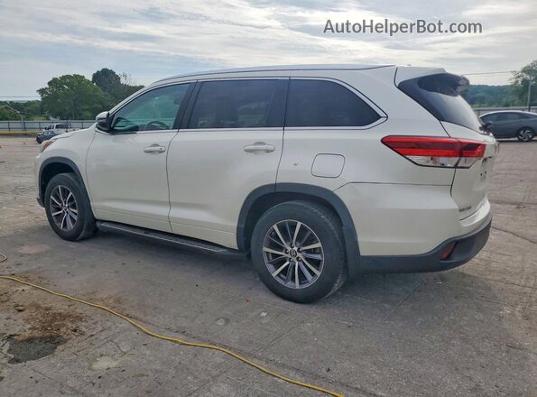 5TDKZRFH3JS530154 2018 TOYOTA HIGHLANDER White Задня ліва чверть