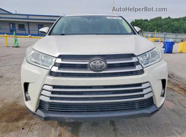 5TDKZRFH3JS530154 2018 TOYOTA HIGHLANDER White Вид спереду