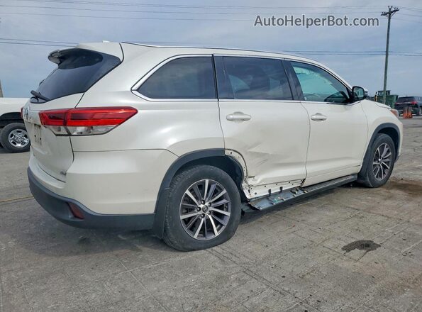 5TDKZRFH3JS530154 2018 TOYOTA HIGHLANDER White Задня права чверть