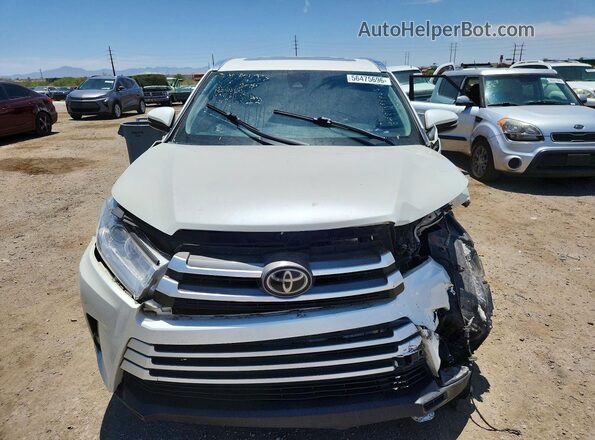 5TDKZRFH3JS544474 2018 TOYOTA HIGHLANDER White Вид спереду