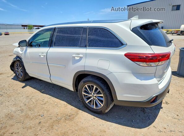 5TDKZRFH3JS544474 2018 TOYOTA HIGHLANDER White Задня ліва чверть