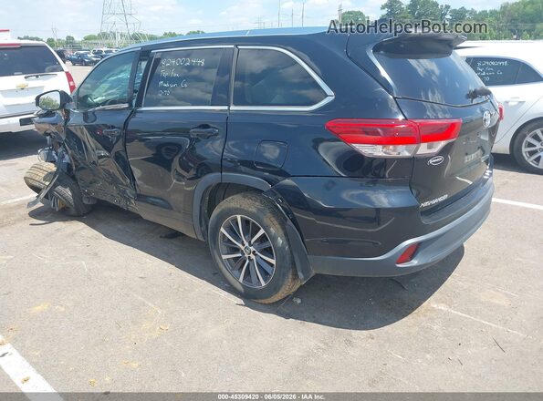 5TDKZRFH4HS509338 2017 TOYOTA HIGHLANDER Black Հետևի ձախ