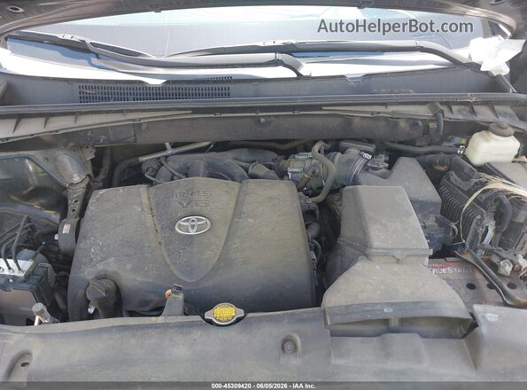 5TDKZRFH4HS509338 2017 TOYOTA HIGHLANDER Black Հետևի տեսք