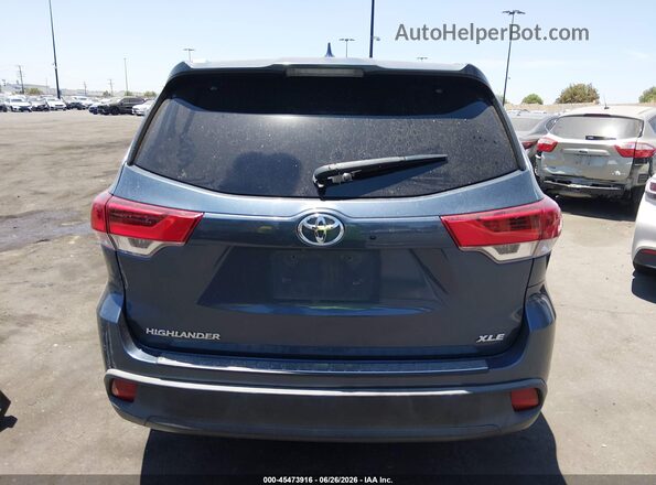 5TDKZRFH4HS522526 2017 TOYOTA HIGHLANDER Синий 