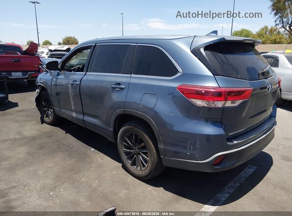 5TDKZRFH4HS522526 2017 TOYOTA HIGHLANDER Синий Панорамный вид салона 360°