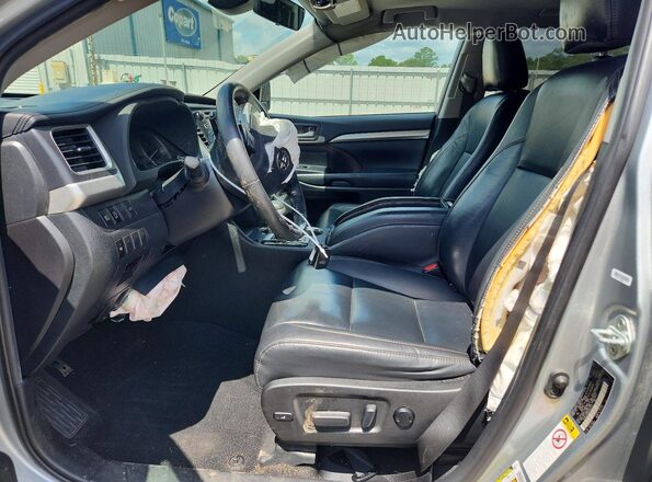5TDKZRFH4KS552410 2019 TOYOTA HIGHLANDER Silver Սալոնի դիմացի տեսք