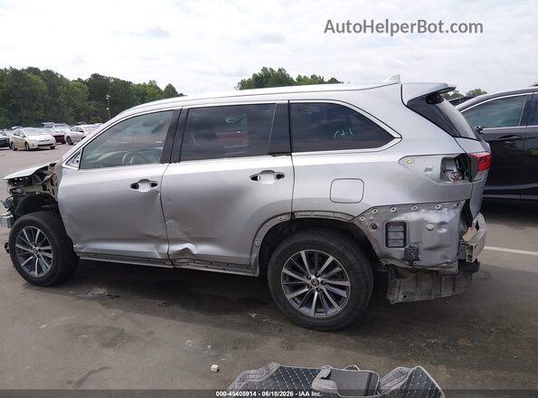 5TDKZRFH4KS556313 2019 TOYOTA HIGHLANDER Серебряный 
