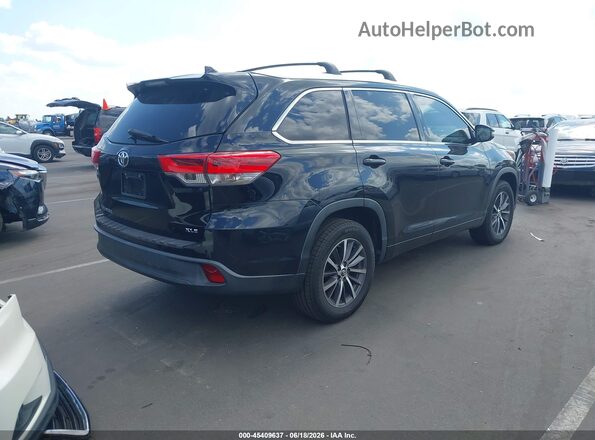 5TDKZRFH5HS516900 2017 TOYOTA HIGHLANDER Black Հետևի աջ