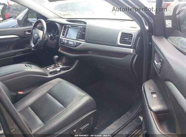 5TDKZRFH5HS516900 2017 TOYOTA HIGHLANDER Black Սալոնի դիմացի տեսք