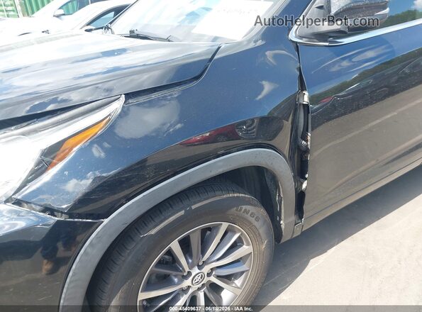 5TDKZRFH5HS516900 2017 TOYOTA HIGHLANDER Black 