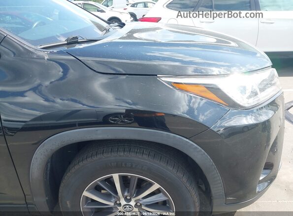 5TDKZRFH5HS516900 2017 TOYOTA HIGHLANDER Black 