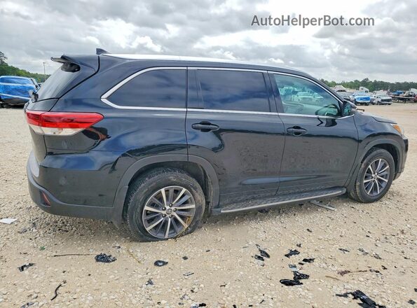5TDKZRFH5HS520977 2017 TOYOTA HIGHLANDER Black Rear right