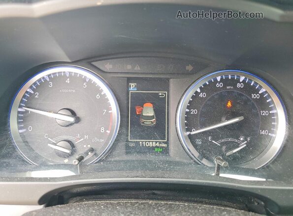 5TDKZRFH5HS520977 2017 TOYOTA HIGHLANDER Black Instrument cluster view
