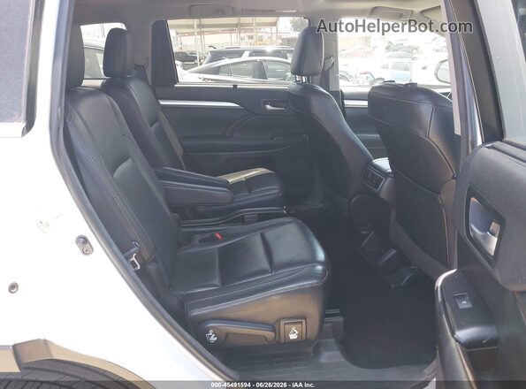 5TDKZRFH5JS538742 2018 TOYOTA HIGHLANDER White Vista de la etiqueta del VIN