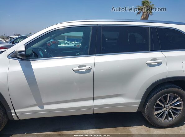 5TDKZRFH5JS538742 2018 TOYOTA HIGHLANDER White Vista interior de 360 grados