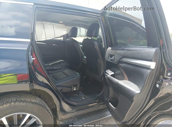 5TDKZRFH5KS565375 2019 TOYOTA HIGHLANDER Black Vista de la etiqueta del VIN