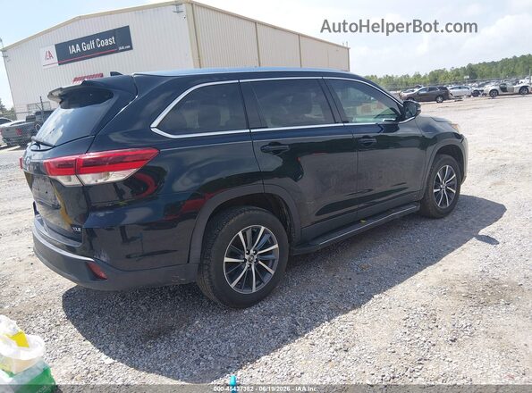5TDKZRFH5KS565375 2019 TOYOTA HIGHLANDER Black Trasero derecho