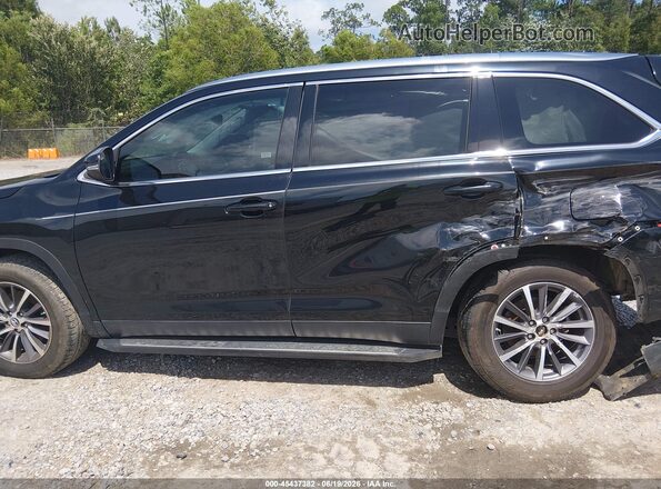 5TDKZRFH5KS565375 2019 TOYOTA HIGHLANDER Black Vista interior de 360 grados