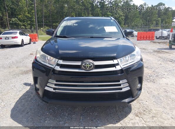 5TDKZRFH5KS565375 2019 TOYOTA HIGHLANDER Black Vista del cuadro de instrumentos