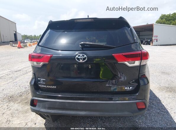 5TDKZRFH5KS565375 2019 TOYOTA HIGHLANDER Black 