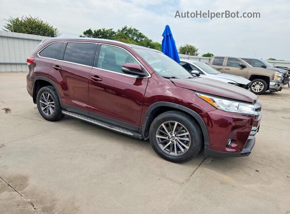 5TDKZRFH6KS301159 2019 TOYOTA HIGHLANDER Brown Առջևի աջ