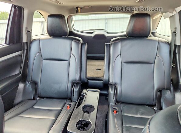 5TDKZRFH6KS301159 2019 TOYOTA HIGHLANDER Brown Հետևի նստատեղերի տեսք