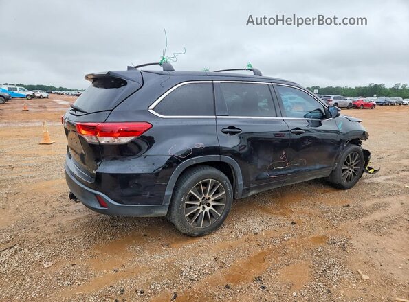 5TDKZRFH7HS194583 2017 TOYOTA HIGHLANDER Black Задня права чверть
