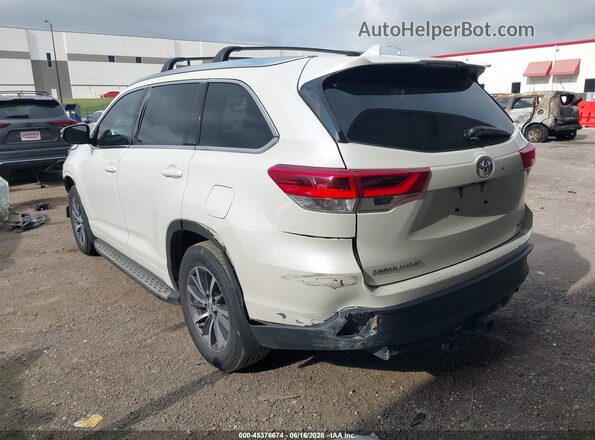 5TDKZRFH7HS510774 2017 TOYOTA HIGHLANDER White Задня ліва чверть