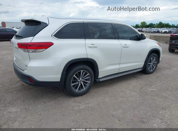 5TDKZRFH7HS520155 2017 TOYOTA HIGHLANDER White Задня права чверть