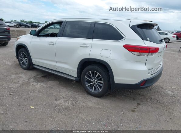 5TDKZRFH7HS520155 2017 TOYOTA HIGHLANDER White Задня ліва чверть