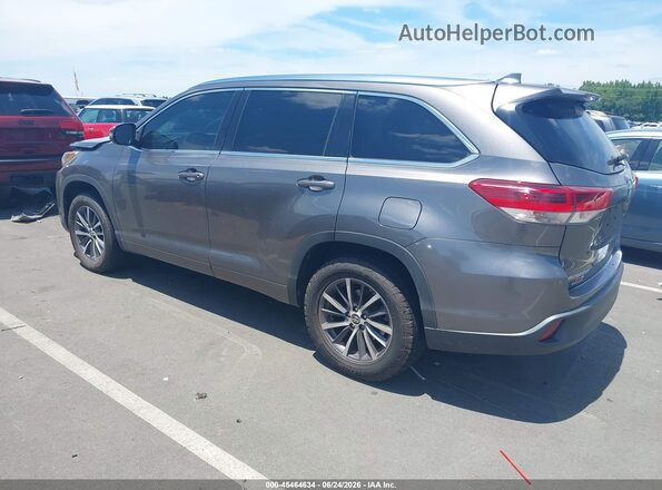 5TDKZRFH7JS533767 2018 TOYOTA HIGHLANDER Gray Հետևի ձախ