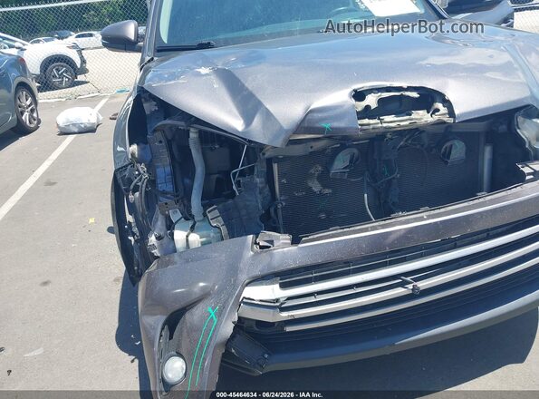 5TDKZRFH7JS533767 2018 TOYOTA HIGHLANDER Gray Դիմացի տեսք