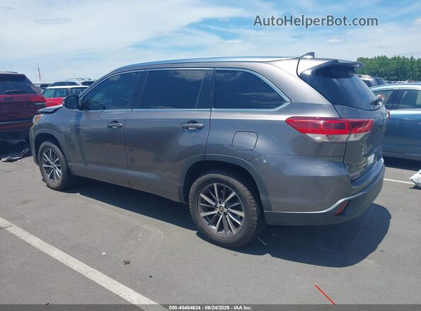 5TDKZRFH7JS533767 2018 TOYOTA HIGHLANDER Gray Սալոնի 360 աստիճան տեսք